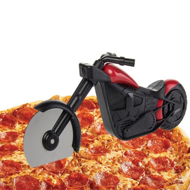 Motorcycle Pizza Cutter HairLaunch